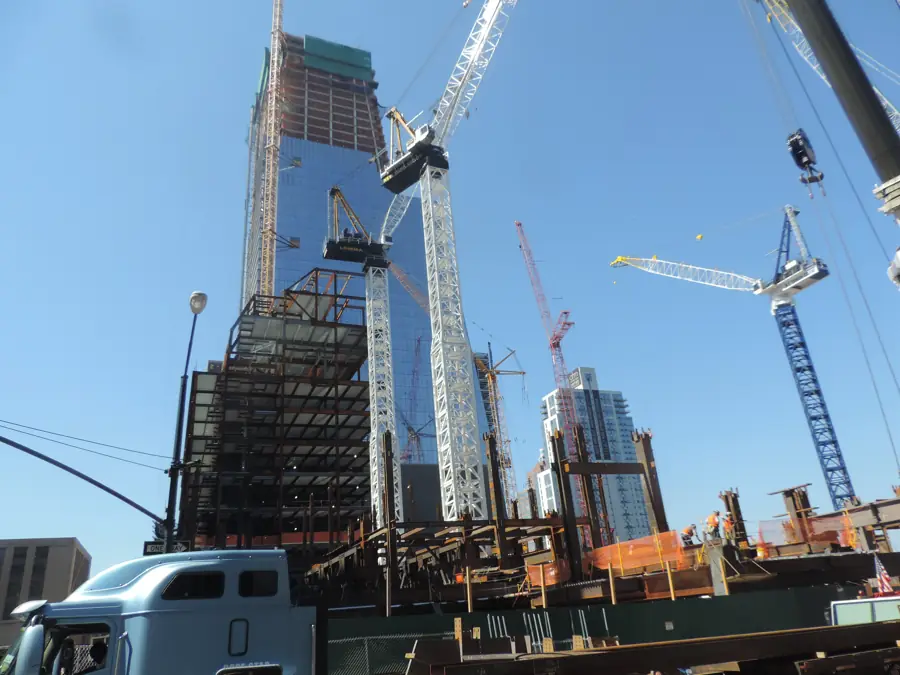 Construction at Hudson Yards, New York City